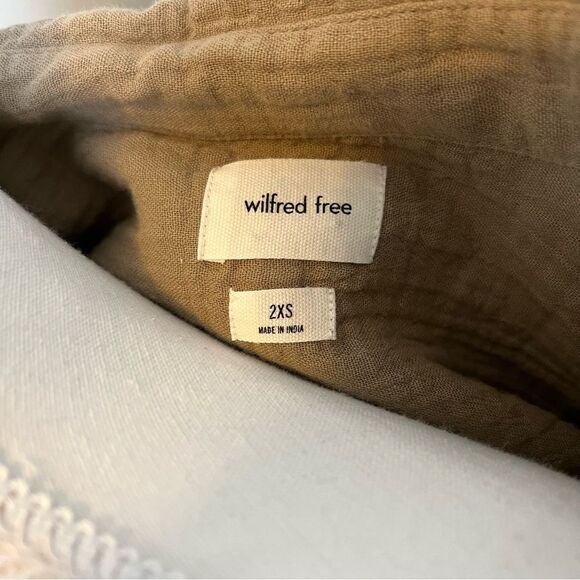 Aritzia Wilfred Free Sail Gauze Button Down Shirt Size 2XS - Picture 7 of 8
